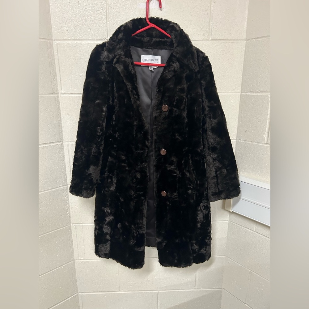Vintage Hugo Buscati Rich Chocolate Teddy Jacket